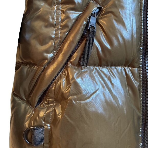 SAM FREESTYLE Puffer Down Jacket in Olive Green - Picture 6 of 7